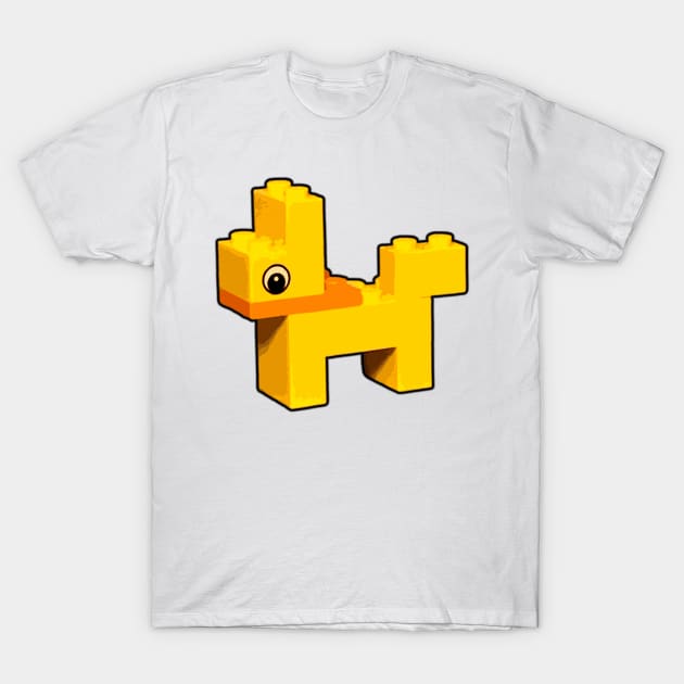 Brick Animals: Dog T-Shirt by druscilla13